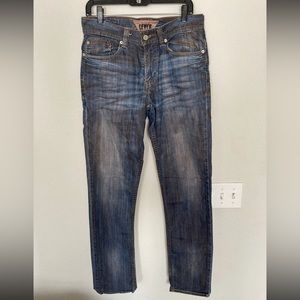 Levi Denim Blue Jeans (Washed Style) Skinny